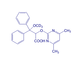 α-[(4,6-Dimethyl-2-pyrimidiny l)oxy]-β-(methoxy-d3)-β-phen ylbenzenepropanoic Acid